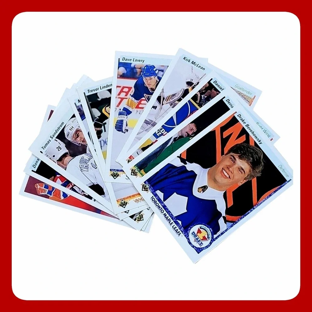 Upper Deck 1991-92 NHL Hockey Card Lot 12ct Set Vintage Trevor Linden Mark Howe
